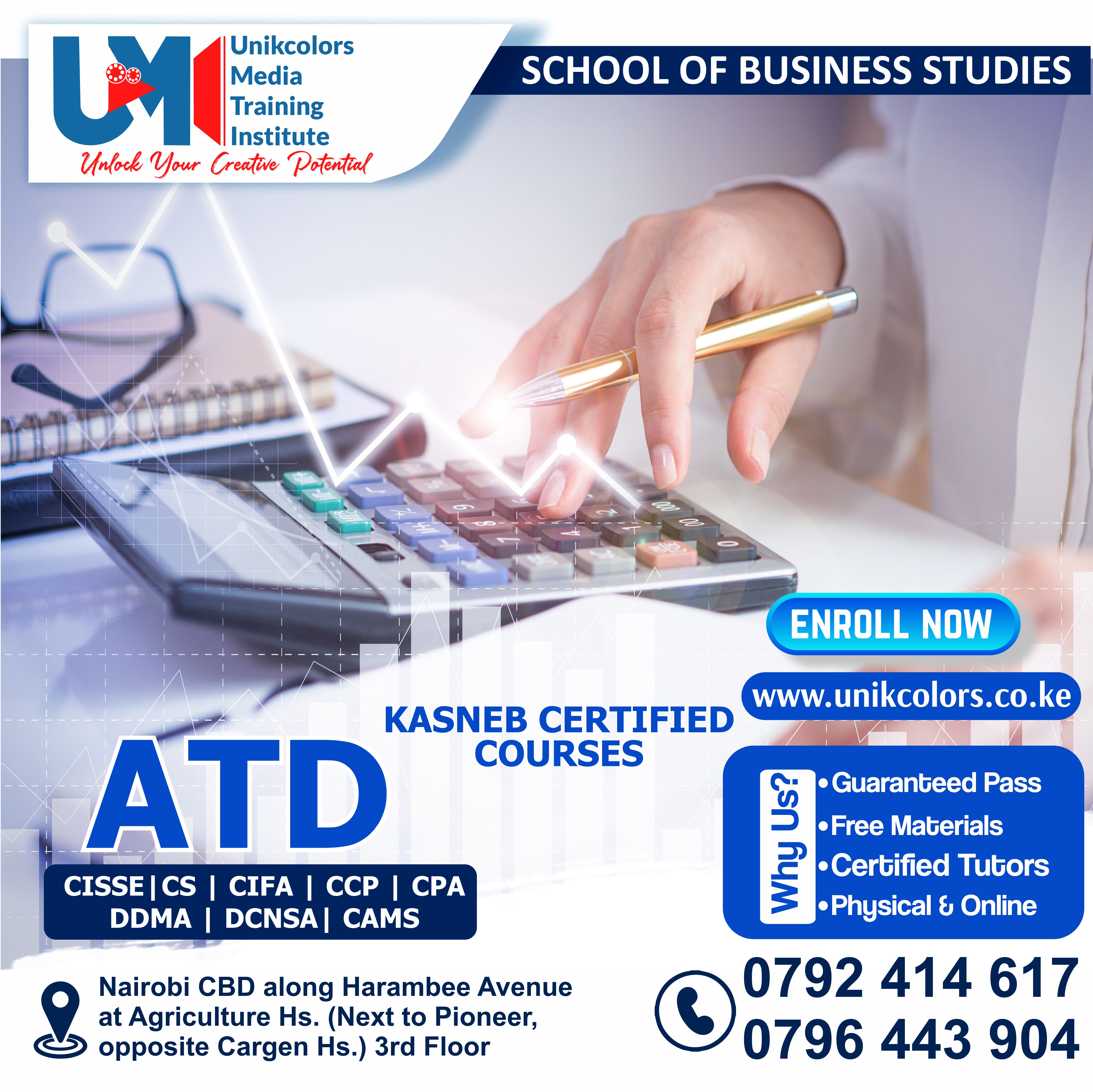 Certified Public Accountant (CPA) Course and Accounting Technicians Diploma (ATD)